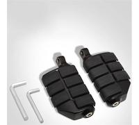 XUXRHMEAN pour Harley Electra Glide Softail Sportster Fat Boy Dyna Support De Repose-Pieds pour Motos Cale Pied Moto(01 Black Pedal)