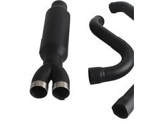 XUXRHMEAN Pour Harley M8 Touring Electra Glide Road King Street Road Glide 2017-2025 Tuyau D'échappement Moto Mid Pipe(D)