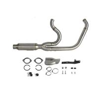 XUXRHMEAN Pour Harley Softail Low Rider ST EI Diablo FXRST FXLRST FXLR FXLRS Tuyau D'échappement Moto Mid Pipe(A)