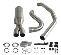 XUXRHMEAN Pour Harley Touring Street Glide Electra Glide Road King Special FLHRXS 2017-2025 Tuyau D'échappement Moto Mid Pipe(H)