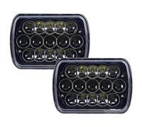 XUXRHMEAN Pour J&eep Wrangler YJ Cherokee XJ T&oyota N&issan GMC Et Ford H4 1984-2012 Feu De Jour DRL Et Clignotant Avant Phare avant(01 45W 2PCS)