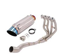 XUXRHMEAN Pour Kawasaki Ninja ZX25R ZX-25R 2020-2021 Tuyau De Liaison Avant D'échappement Moto Mid Pipe(Type D)