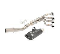 XUXRHMEAN Pour Kawasaki Ninja ZX6R ZX636 2009-2023 Tuyau De Liaison Central Avant D'échappement Pour Moto Mid Pipe(C)