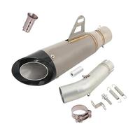 XUXRHMEAN Pour Lexmoto LXR 125 SE 380 2019-2023 Tuyau De Raccordement Intermédiaire D'échappement Pour Moto Mid Pipe(Type B)