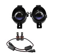 XUXRHMEAN Pour N&issan Altima Pour Qashqai Dualis J10 2001-2015 Ensemble De Phare Antibrouillard Avant De Voiture Phare avant(Blue-Lens-L-H11)