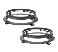 XUXRHMEAN Pour N&issan Patrol Y60, Hummer H1 Et H2 Lada J&eep Wrangler TJ JK LJ Et CJ L&and R&over Defender 1976-2016 Phares Avant Avec Feux De Jour Et Clignotants Phare avant(18 2pcs Black)