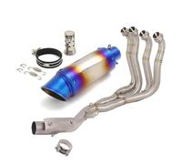 XUXRHMEAN Pour Suzuki GSXR1000 2017-2025 Tuyau De Raccordement Intermédiaire D'échappement Pour Moto Mid Pipe(F)