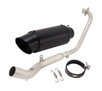 XUXRHMEAN Pour ZONTES ZT125 ZT 125 U1 G1 Z1 Z2 2021-2025 Tuyau De Raccordement Avant D'échappement Pour Moto mid pipe(Type K)