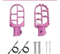XUXRHMEAN Repose-Pieds pour Moto Y&AMAHA YZ 65 85 125 250 125X 250X 250FX 450FX WR 250F 450F YZF WRF 250 450 2001-2023 Repose-Pieds Cale Pied Moto(Rose)