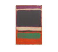 XuXueCC Impression sur toile de Mark Rothko #3 - Décoration murale abstraite - Décoration d'intérieur sans cadre - 60 x 90 cm