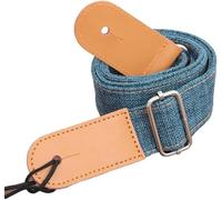 Xuyuehengqdd Sangle d'ukulélé, sangle de guitare, sangles d'épaule réglables pour ukulélé, bleu, taille unique