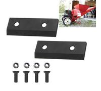 xuyunming Lot de 2 lames de broyeur 781-0490 981-0490 pour MTD/Troy-Bilt/Craftsman 242, 243, 244, 245, 246, 247, 742-0544A, 942-0544A, 742-0544B