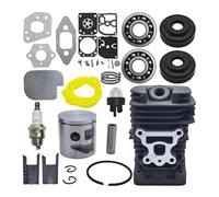XUZHEOUZPJ Kit Cylindre-Piston 41 mm for tronçonneuse P3314, P3416, P3816 et P3516PR, avec Bougie d'allumage, Ampoule d'amorçage, Joint et kit de carburateur Pièces de Rechange