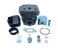 XUZHEOUZPJ Kit de Filtre à for Cylindre et Piston de 47 mm, Compatible avec tronçonneuse CS 2159, CS 2156, CS2159, CS2156, Gros alésage Pièces de Rechange