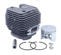 XUZHEOUZPJ Kit de Piston de Cylindre de 51 mm for tronçonneuse 570 570XP 575 575XP, roulement à Aiguilles, Bougie d'allumage 5372541-02 525839402 537254502 Pièces de Rechange