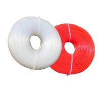 XUZHEOUZPJ Pièces de réparation Fil d'herbe en Nylon Rond et carré de 3 mm et 500 g, idéal for Les tondeuses à Gazon.(3.0MM Square)