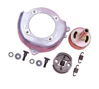 XUZHEOUZPJ Pièces de réparation Kit d'embrayage GX25 9T 7T (Dents, Tambour, Volant Moteur, Couvercle de Ventilateur, Boulon, rondelle ondulée, Ressort) Compatible avec Moteur GX 25(7 Teeth Drum)