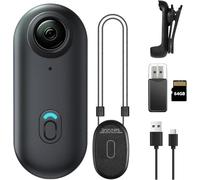 XUZIE Mini caméra d'action 1080p portable portable pour vlogging et vlogging - Caméra de sport portable de qualité supérieure - Montage n'importe où pour la sécurité, le travail, la garde, les voyages