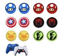 XUZOPIM Lot De 12 Capuchons De Joystick De Rechange, Caps Joystick, Capuchon Joystick Switch Capuchon De Stick Analogique Pour Manette Switch, Switch Lite Et Switch Oled