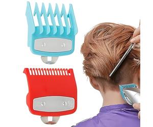 XUZOPIM Lot De 2 Peignes Tondeuse Sabot De Guidage Tondeuse À Cheveux Limite Peigne Peignes Pour Sabot Cheveux Housse De Protection Pour Tondeuses Wahl