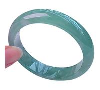 XUZWMAGZJ Bracelet pour Femme, Ladies Jade Bangle, Natural Jade Color Floating Flower Jade Bangle, Ladies Round Bar Bangle, with Jewelry Box, 56-64mm,58mm,(60mm)
