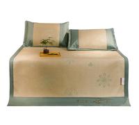XUZWMAGZJ Matelas Pliable en rotin, Matelas de Couchage Respirant en rotin carbonisé for l'été, surmatelas en Bambou for l'été, Tapis rafraîchissant en rotin(120 * 195cm)