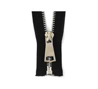 XUZWMAGZJ Veste à Fermeture éclair en métal, extrémité Ouverte, Manteau, Sac à Fermeture éclair for vêtements, Kit de réparation, Accessoires de Couture, 1 pièce, 5#(Black,90cm)