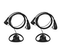 Xuzxinze (2 Pack 2Pin Advanced D Forme Clip-Ear Ptt Casque Oreillette Mic pour Radios À 2 Voies