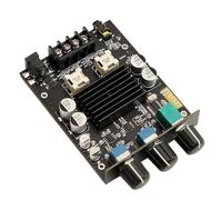 Xuzxinze Amplificateur Bluetooth Carte Audio 2x100W 4-8 Ohm DC24V | facile via alimentation DC 12-24V 5,5 x 2,5 mm; utiliser 12V/24V 6A ou plus pour délivrer 2x100W sous 4 ohms.