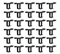 Xuzxinze Boucles de Drainage PV Compactes Clip Auto-Fixant 33 mm Noir Lot30 | Boucles de drainage - Économique et pratique, 30 pièces, clips compacts et légers, faciles à transporter et pour PV