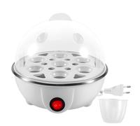 Xuzxinze ÉLectrique Bouilli Outil de Cuisson de Coqueserole de Vapeur d'acier Inoxydable de Chauffage de Fabricant de ChaudièRe de Cuiseur D'Oeufs, Prise EuropéEnne Blanc