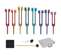 Xuzxinze Ensemble de Diapason Chakra Aluminium - Son Précis et | Design élégant et pour la Saint-Valentin, fête des Pères, diplômes, anniversaires et plus.