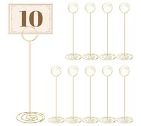Xuzxinze Porte-NuméRos de Table 10 PièCes - Porte-Cartes de 8,75 Pouces Grand NuméRo de Table RepréSente la RéCeption de Remise des DiplôMes de Noce