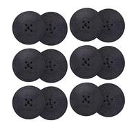 Xuzxinze Rubans de Machine à Écrire Noirs Double Bobine Lot 6 - Compatible | Compatible avec la plupart des machines; lot de 6 rubans noirs à double bobine, remplacement et coût maîtrisé.