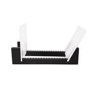 Xuzxinze Stockage de Disques Vinyle -Vinyl LP Record Rack 13,7 Pouces de Long -Porte-Disques Vinyle (Noir)
