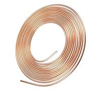 Xuzxinze Tuyau Gauge22 0.71mm | Longueur 32,8 ft / 10 m, acier plaqué cuivre, paroi 0,71 mm, pression maximale 880 bar, couleur dorée, contenu: 1 tuyau.