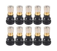 Xuzxinze Valve À Vide Tubeless pour Scooter Électrique - Simple | Valve tubeless pour scooter électrique, installation facile, longueur 2 cm, trou 9 mm max, livré 10 valves et 10 capuchons.
