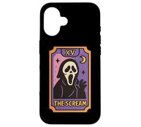 XV The Scream Carte de Tarot fantôme Coque pour iPhone 16