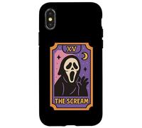 XV The Scream Carte de Tarot fantôme Coque pour iPhone X/XS