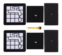 XV1220/01 Kit de Filtres de Rechange Compatibles avec les aspirateurs sans sac Philips série 2000, pour Philips XB2022/XB2062/XB2122/XB2123/XB2125/XB2140/XB2142