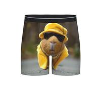 XVBCDFG Boxer pour homme style cochon d'Inde en métal lourd - Sous-vêtement doux pour homme, taille L, multicolore, XXL