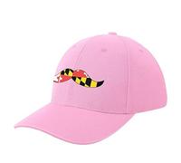 XVBCDFG Casquette de baseball réglable avec imprimé moustache du Maryland pour homme et femme, Style rose, taille unique