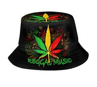 XVBCDFG Chapeau bob drapeau national de la Jamaïque chapeau de pêcheur chapeau de plage voyage chapeau de soleil casquette d'extérieur pour homme