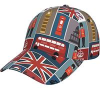 XVBCDFG England Symbols Casquette de baseball réglable en sergé pour homme et femme, Symboles de l'Angleterre, taille unique