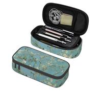 XVBCDFG Grande trousse à crayons avec compartiments à fermeture éclair pour enfants, adolescents, étudiants, fournitures scolaires, Fleurs d'amandier Van Gogh, Taille unique, Trousse à crayons