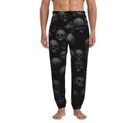 XVBCDFG Pantalon de survêtement pour homme avec poches Motif tête de mort, multicolore, XXL
