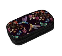 XVBCDFG Trousse à crayons de grande capacité avec plusieurs compartiments pour l'école, le bureau, la maison, M2 - Colibri, Taille unique, Trousse à crayons