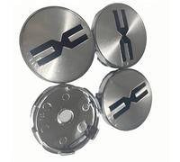 XVBFSC 4 Pièces Cache Moyeux pour Dacia Duster 2010-2021 2022 2023 2024 2025, Capuchon Enjoliveur Centre Roue Centre de Jante Capuchons Badge Logo Accessoires,D-56mm