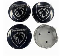 XVBFSC 4 Pièces Cache Moyeux pour Peugeot 3008 III 2023-60mm, Capuchon Enjoliveur Centre Roue Centre de Jante Capuchons Badge Logo Accessoires,F