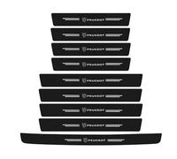 XVBFSC 9 Pièces Protection Seuil Porte Voiture pour Peugeot 308 SW III 2021-, Autocollant Fibre Carbone Plinthes Autocollant Décoratif